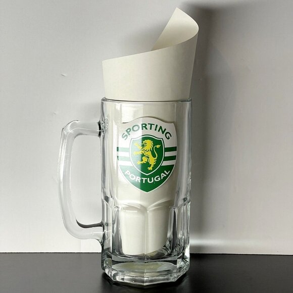 Portugal Soccer Club Beer Stein Glass - Picture 4 of 4